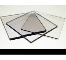 Монолитный лист поликарбоната, прозрачный, 2 мм, 2,05 × 3,05 м